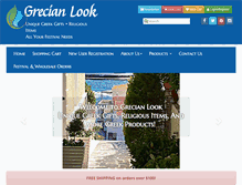 Tablet Screenshot of grecianlook.com